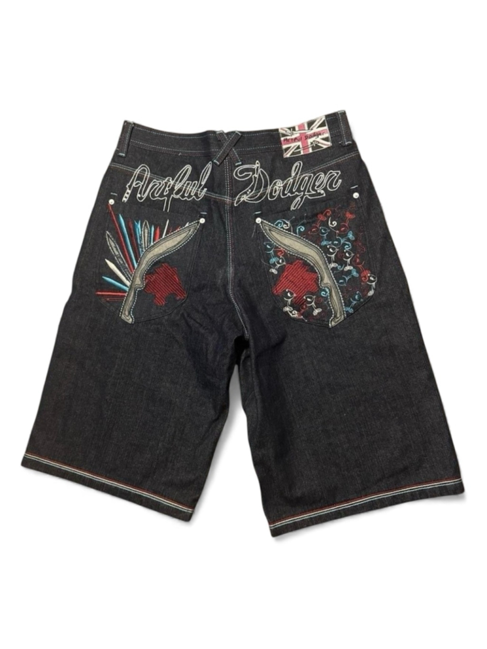 Y2K Artful Dodger Denim Shorts Size 34